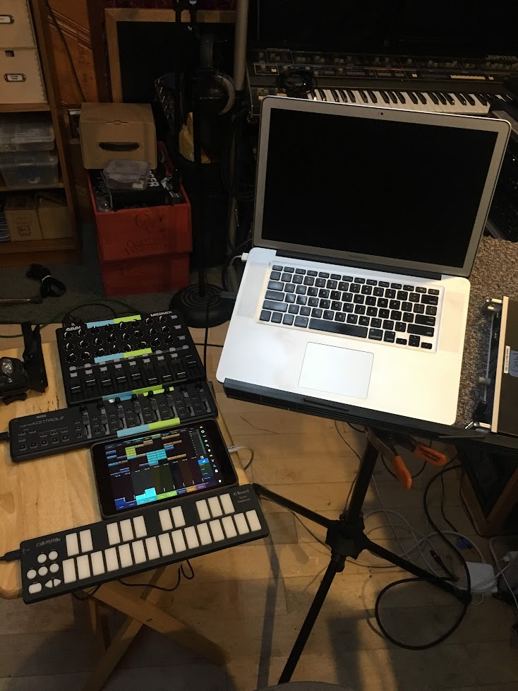 Laptop, iPad and MIDI Controllers for Performance